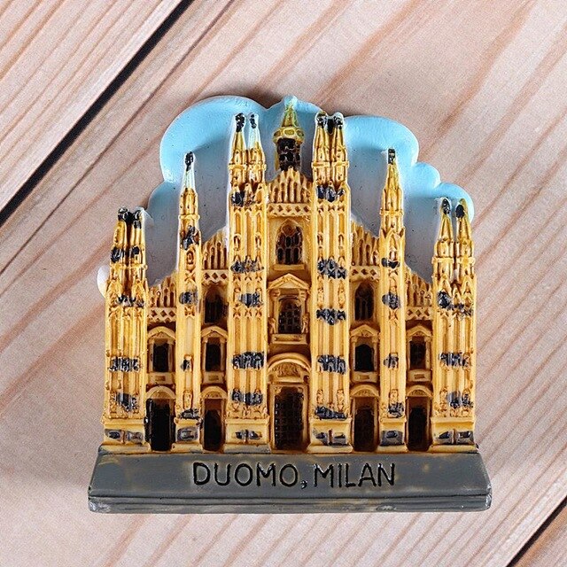 Magnetic refrigerator magnets Italy Switzerland Chile Austria European countries Tourist attractions souvenir Home decoration - foodandtravelers