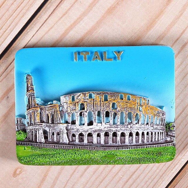 Magnetic refrigerator magnets Italy Switzerland Chile Austria European countries Tourist attractions souvenir Home decoration - foodandtravelers