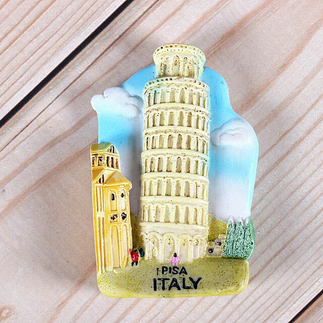 Magnetic refrigerator magnets Italy Switzerland Chile Austria European countries Tourist attractions souvenir Home decoration - foodandtravelers