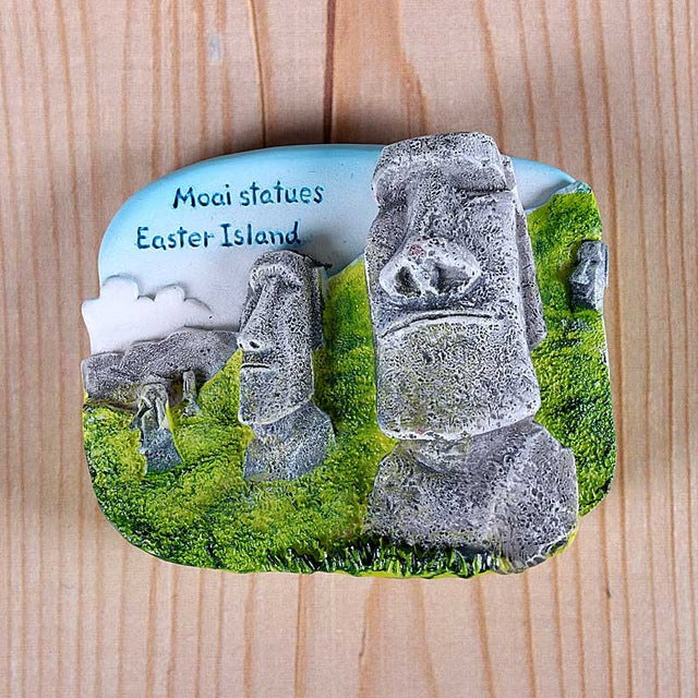 Magnetic refrigerator magnets Italy Switzerland Chile Austria European countries Tourist attractions souvenir Home decoration - foodandtravelers