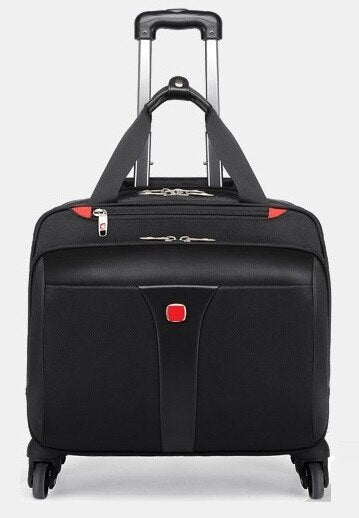 New Waterproof Multifunction Rolling Luggage 16"Spinner Boarding Suitcase Travel Bag Trolley Carry On Wheels Business Bag - foodandtravelers