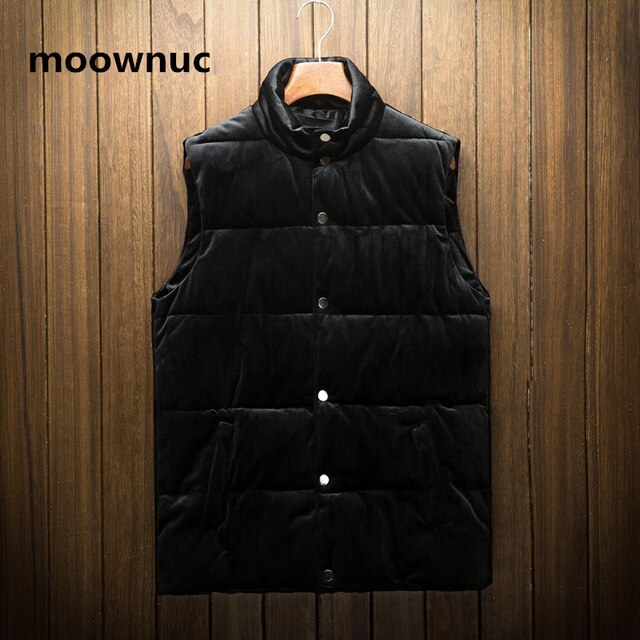 2019 New style thicken Stand collar Men Sleeveless Jacket Winter Vest Male Slim fit Vest men's Windproof Warm Waistcoat M-4XL - foodandtravelers