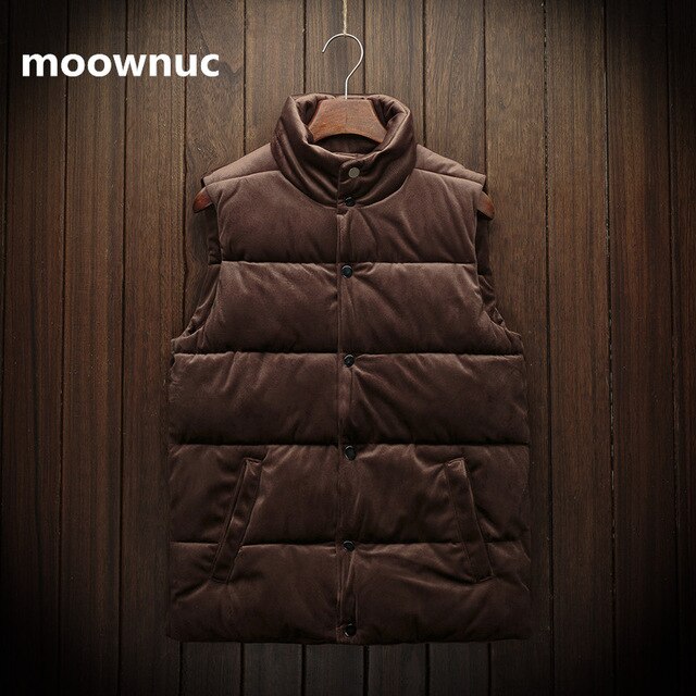 2019 New style thicken Stand collar Men Sleeveless Jacket Winter Vest Male Slim fit Vest men's Windproof Warm Waistcoat M-4XL - foodandtravelers