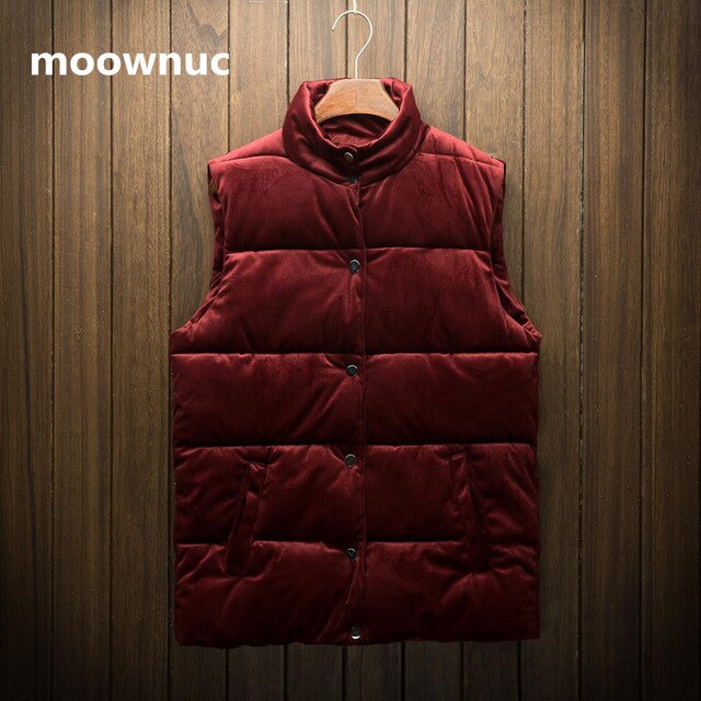 2019 New style thicken Stand collar Men Sleeveless Jacket Winter Vest Male Slim fit Vest men's Windproof Warm Waistcoat M-4XL - foodandtravelers