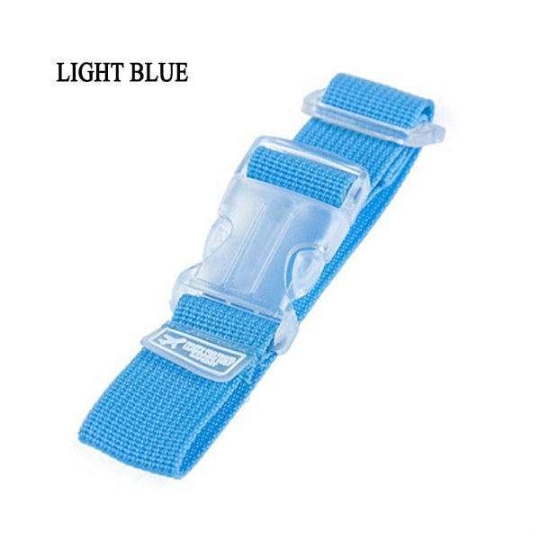 MANJIANGHONG Adjustable Nylon Luggage Straps Luggage Accessories Hanging Buckle Straps Suitcase Bag Straps - foodandtravelers