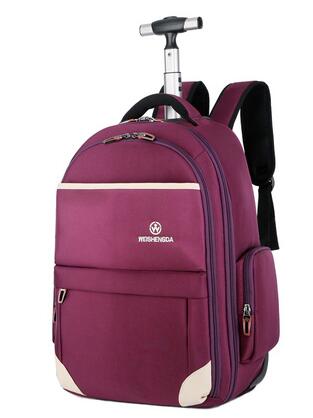 Men Oxford Travel trolley bags Wheels Travel trolley Rolling backpacks Women wheeled Backpacks Men Business luggage suitcase - foodandtravelers