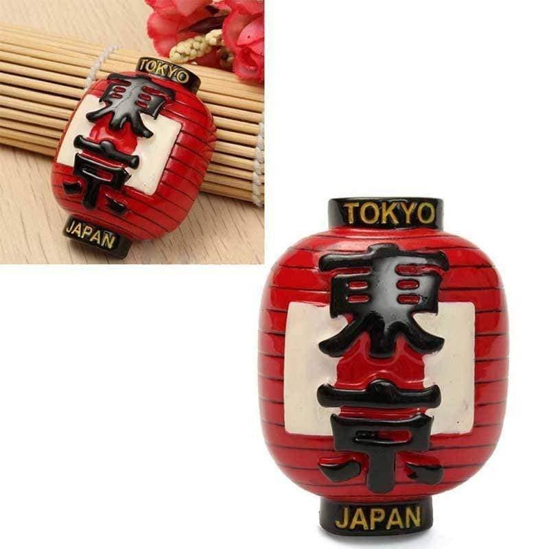 1PC 3D Resin Japan Tokyo Lantern Fridge Magnet Decor Tourist Travel Souvenir Gift - foodandtravelers