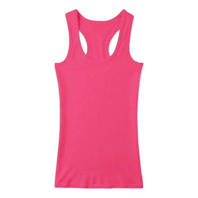 Women Spring Summer Tank Tops Sleeveless Loose Tee Tops Ladies Round Neck Vest Singlets Camisole Cotton Slim Thin Vest