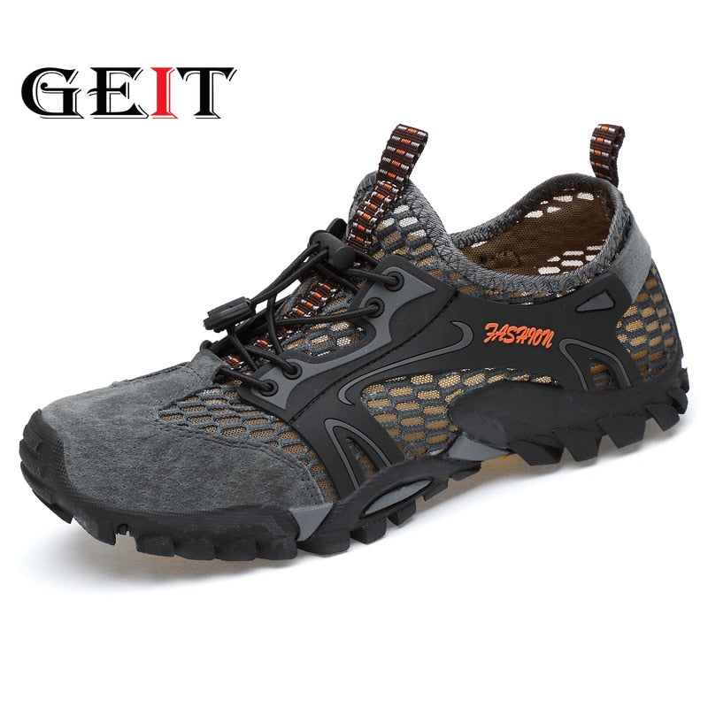 Hiking Shoes Mesh (Air mesh) Breathable Light Shoes Beach&Outdoor Sport Sandals Mountaineer Walking Climbing Trip Sneakers - foodandtravelers