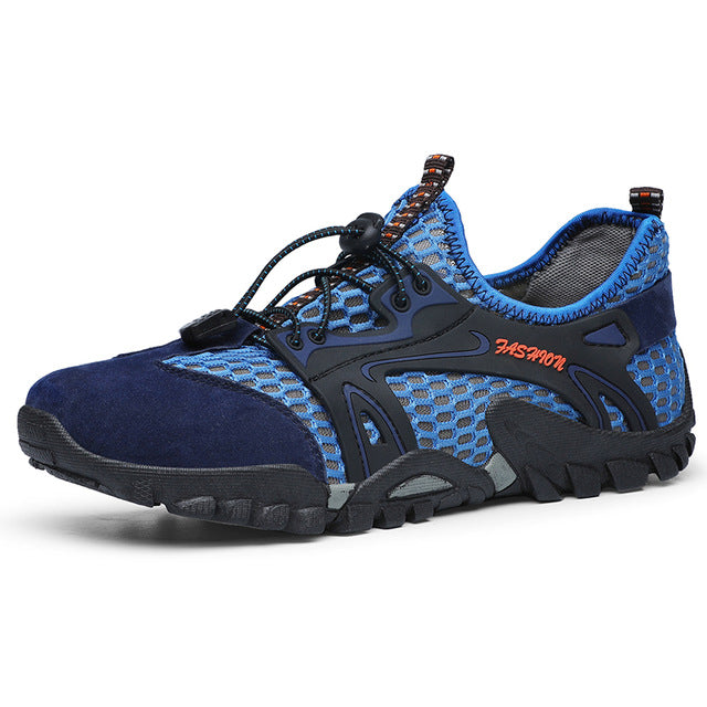 Hiking Shoes Mesh (Air mesh) Breathable Light Shoes Beach&Outdoor Sport Sandals Mountaineer Walking Climbing Trip Sneakers - foodandtravelers