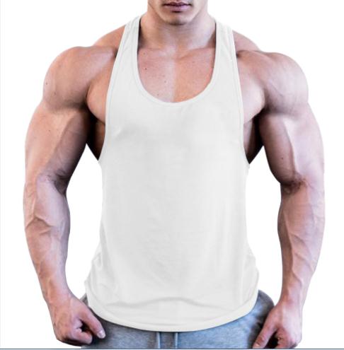 Gym Men Muscle Sleeveless Shirt Tank Top Bodybuilding Sport Fitness Workout Vest - foodandtravelers