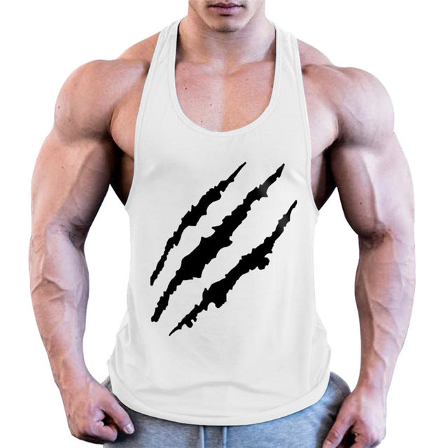 Batman Bodybuilding Stringer Tank Top Mens Fitness Singlets Cotton Sleeveless shirt Workout Sportwear Undershirt gym Clothing - foodandtravelers