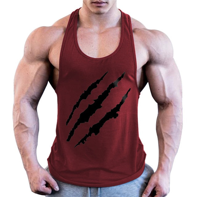 Batman Bodybuilding Stringer Tank Top Mens Fitness Singlets Cotton Sleeveless shirt Workout Sportwear Undershirt gym Clothing - foodandtravelers