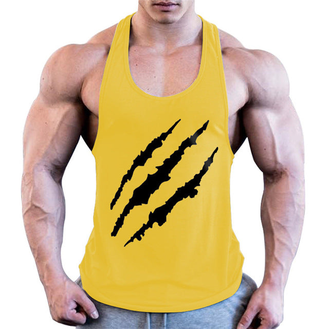 Batman Bodybuilding Stringer Tank Top Mens Fitness Singlets Cotton Sleeveless shirt Workout Sportwear Undershirt gym Clothing - foodandtravelers