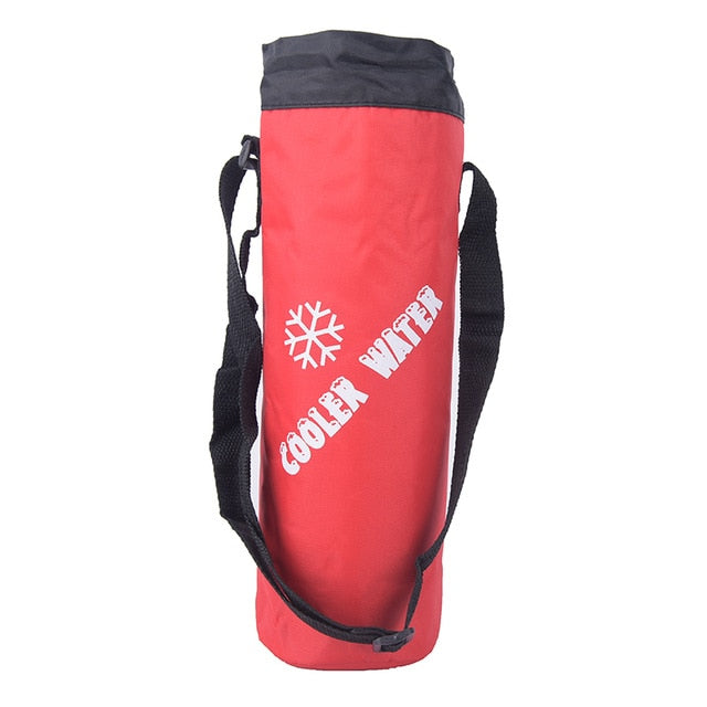 Water bag Universal Drawstring Water Bottle Pouch High Capacity Insulated Cooler Bag Outdoor Traveling Camping Hiking