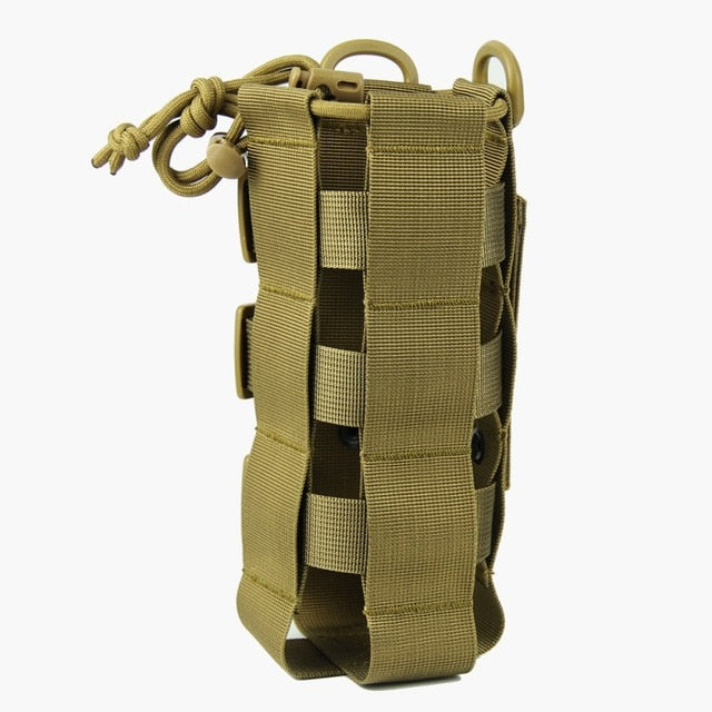 Tactical Water Bottle Pouch Military Molle System Kettle Bag Camping Hiking Travel Survival Kits Holder ZH