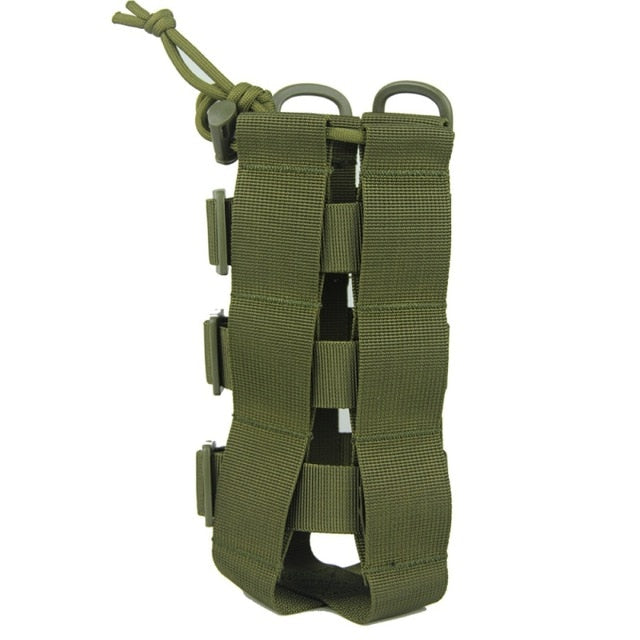 Tactical Water Bottle Pouch Military Molle System Kettle Bag Camping Hiking Travel Survival Kits Holder ZH