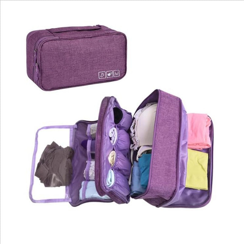 Bra Underware Drawer Organizers Travel Storage Dividers Box Bag Socks Briefs Cloth Case Clothing Wardrobe Accessories Supplies - foodandtravelers