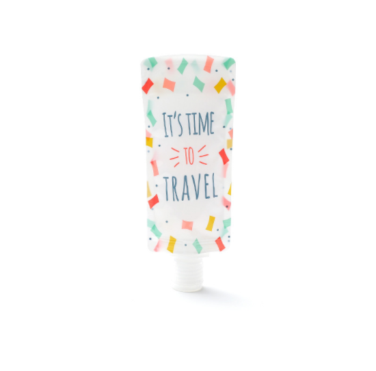 Cute Portable Travel Folding Dispensing Bag Shower Shampoo Bottle Facial Cleanser Liquid Storage Bag Dropshipping 1 Pcs - foodandtravelers