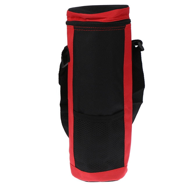 Water Bottle Cooler Tote Bag Universal Water Bottle Pouch High Capacity Insulated Cooler Bag Outdoor Traveling Camping Hiking