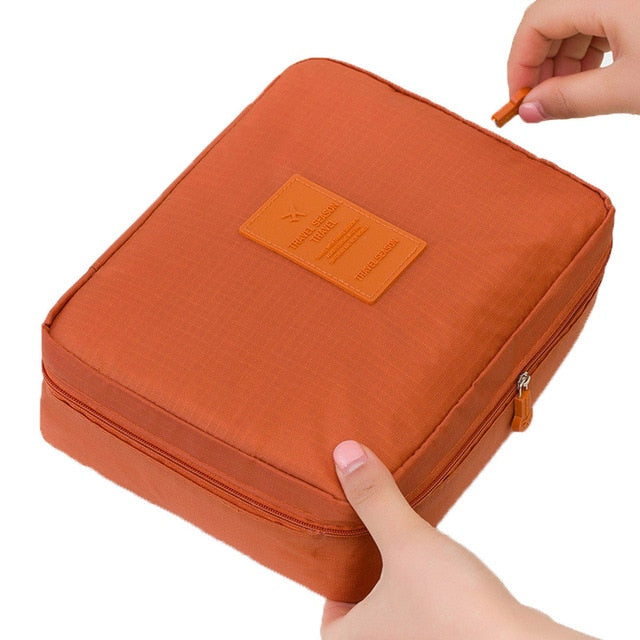 New Travel Men Women Cosmetics Toiletries Storage Case Pouch Packing Organizer Portable Wash Cosmetic Bag Travel Accessories - foodandtravelers