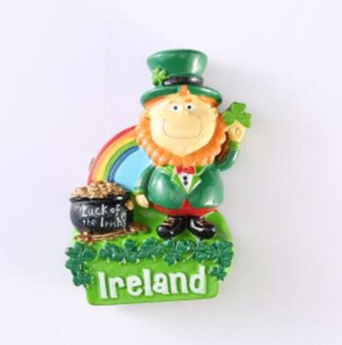 United Kingdom Dublin Ireland Scotland 3D Fridge Magnets Tourism Souvenirs Refrigerator Magnetic Stickers Home Decortion