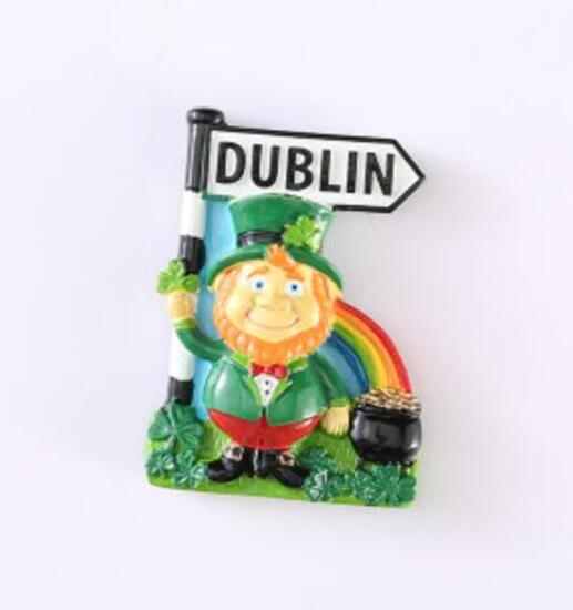 United Kingdom Dublin Ireland Scotland 3D Fridge Magnets Tourism Souvenirs Refrigerator Magnetic Stickers Home Decortion