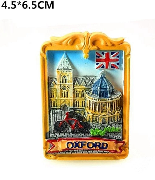 United Kingdom Dublin Ireland Scotland 3D Fridge Magnets Tourism Souvenirs Refrigerator Magnetic Stickers Home Decortion