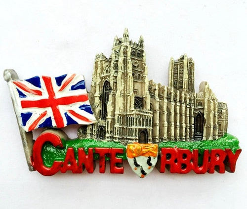 United Kingdom Dublin Ireland Scotland 3D Fridge Magnets Tourism Souvenirs Refrigerator Magnetic Stickers Home Decortion