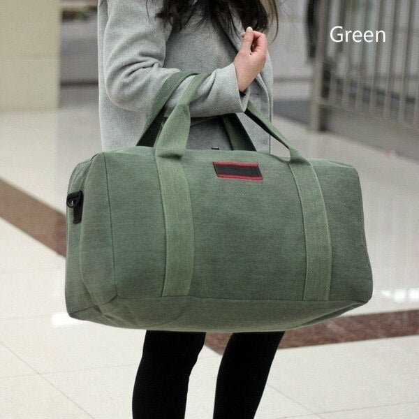 Fashion Products Working Women Luggage Bag Travel Bag Wearable Canvas Handbag Large Capacity Clothes Weekend Bag More Colors - foodandtravelers