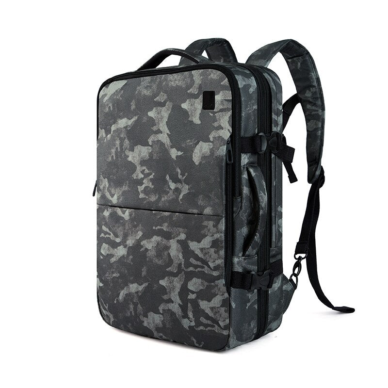 CAI Camouflage Travel Bag 17.6"Laptop Luggage Duffle Waterproof Suitcase Business Trip Oxford Overnight Bags Weekend Anti-Theft - foodandtravelers