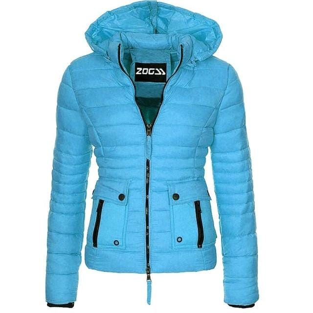 ZOGAA Brand New Women Winter Coat Cotton Paddedd Warm Overcoat Clothes Casual Solid Winter Jacket Women Parkas Outerwear