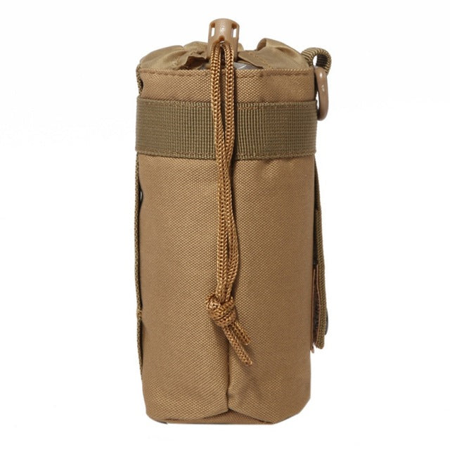 550ML Water Bottle Pouch Tactical Molle Kettle Pouch Pocket Water Bottle Holder Outdoor Camping Army Gear Bags 6 Colors - foodandtravelers