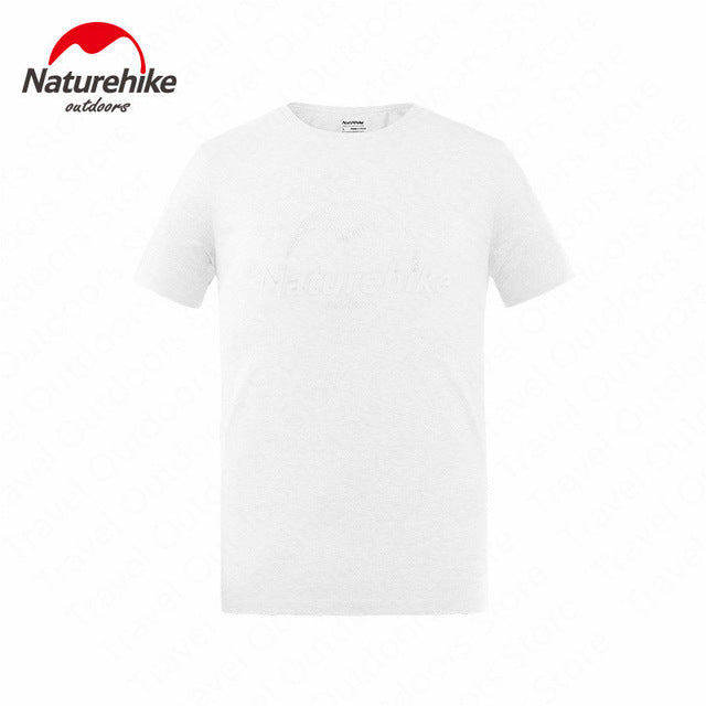 Naturehike Sports T-shirt Outdoor Hiking T-shirt Unisex Top Summer Breathable Short Sleeve Travel Camping HIking Leisure Top - foodandtravelers