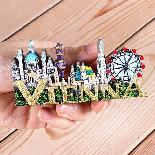 Magnetic refrigerator magnets Italy Switzerland Chile Austria European  countries Tourist attractions souvenir Home decoration - foodandtravelers