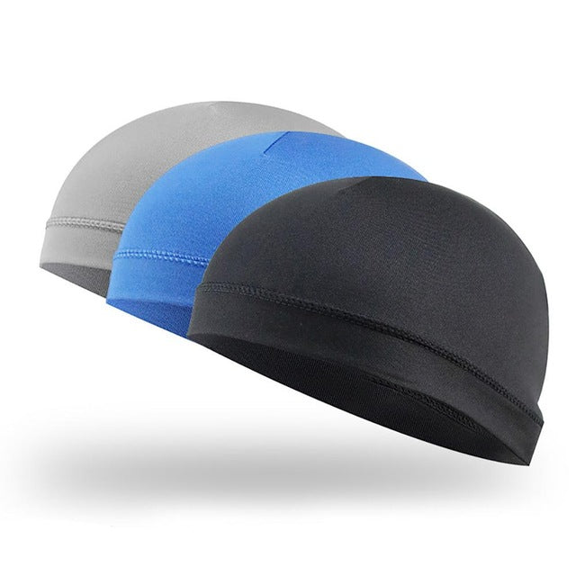 Travel Camping Hiking Cap Moisture Wicking Cooling Sunscreen Helmet Inner Liner Beanie Dome Cap Sweatband Dropshipping Outdoor