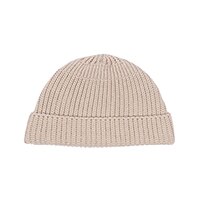 Short dome knit hat solid color student autumn and winter wool hat men cool fashion personality wild simple leisure travel