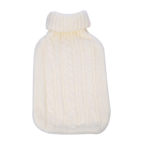 Portable 2000ml Hot Water Bottles Bag Cover Knitted Winter Warm Hand Warmer Water Bag Covers Clothes - foodandtravelers