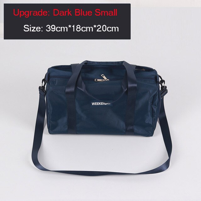 Large Capacity Women's Travel Bag Foldable Men's Trip Duffle Bag Waterproof Oxford Cloth Luggage Handbag Shoulder Crossbody Tote - foodandtravelers