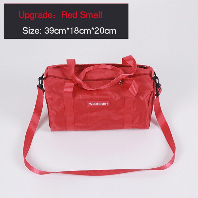 Large Capacity Women's Travel Bag Foldable Men's Trip Duffle Bag Waterproof Oxford Cloth Luggage Handbag Shoulder Crossbody Tote - foodandtravelers