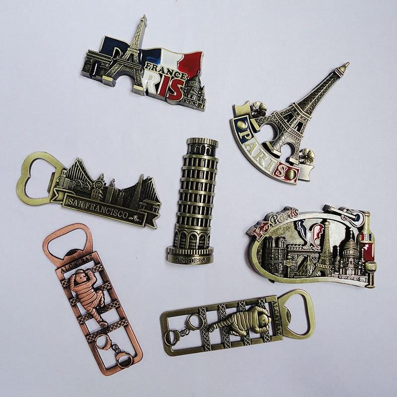 3D Eiffer Tower Fridge Magnet Building Model Fridge Magnets DIY Souvenir Stickers Paris Refrigerator Magnets Magnesy Ozdobne 35 - foodandtravelers