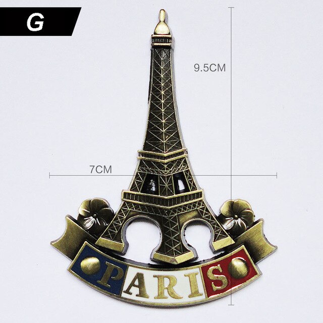 3D Eiffer Tower Fridge Magnet Building Model Fridge Magnets DIY Souvenir Stickers Paris Refrigerator Magnets Magnesy Ozdobne 35 - foodandtravelers