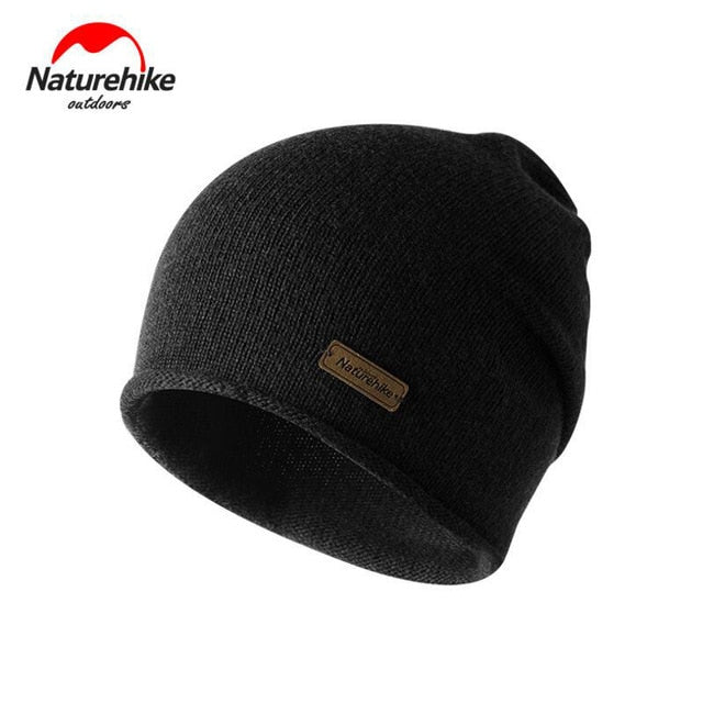 Naturehike Winter Hat Wool Knit Beanies Warm Camping Outdoor Travel Hiking Cap Women's Men's Windproof Hats Sports Winter Caps - foodandtravelers