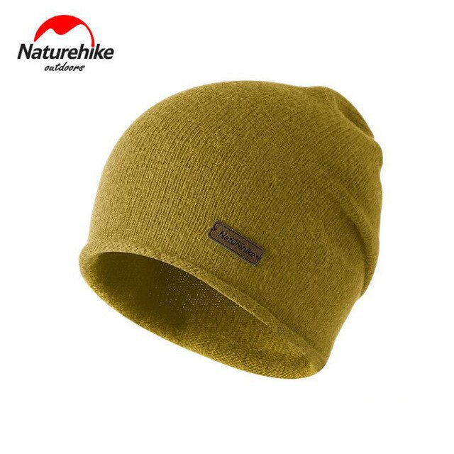 Naturehike Winter Hat Wool Knit Beanies Warm Camping Outdoor Travel Hiking Cap Women's Men's Windproof Hats Sports Winter Caps - foodandtravelers