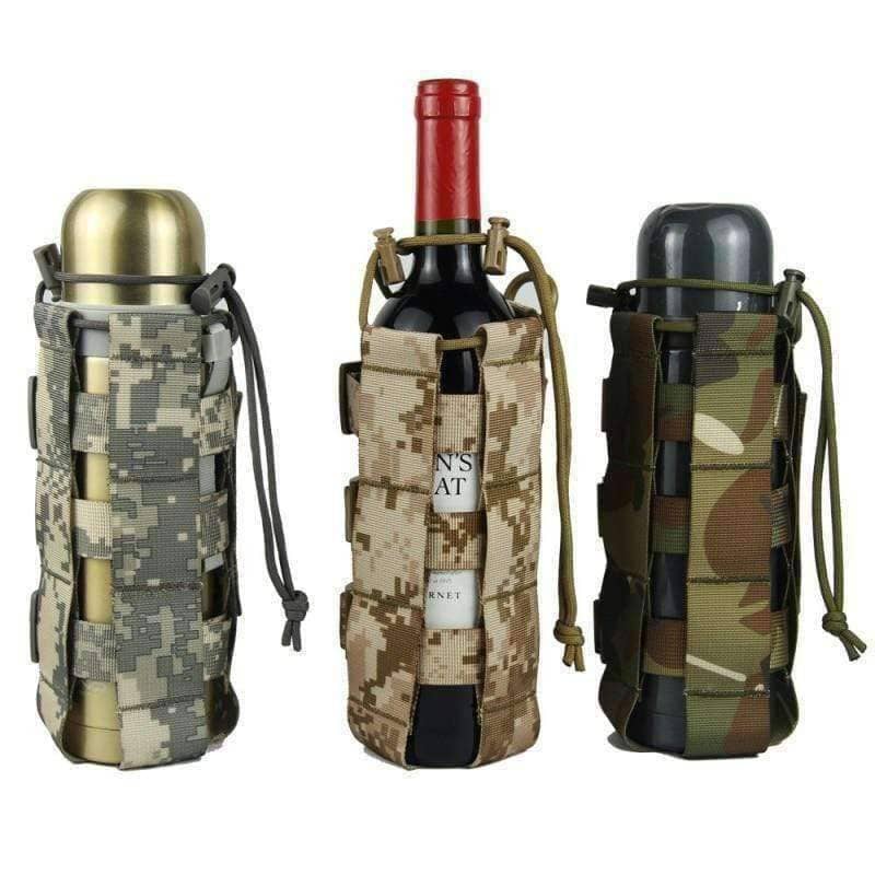 0.5L-2.5L Tactical Molle Water Bottle Pouch Oxford Military Canteen Cover Holster Outdoor Travel Kettle Bag With Molle System - foodandtravelers