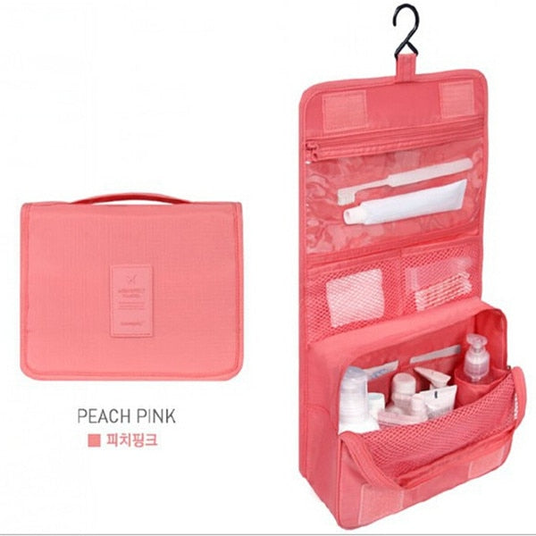 Travel Packing Organizers Makeup Cosmetic Toiletry Case Wash Organizer Storage Pouch Hanging Bag Travel Accessories