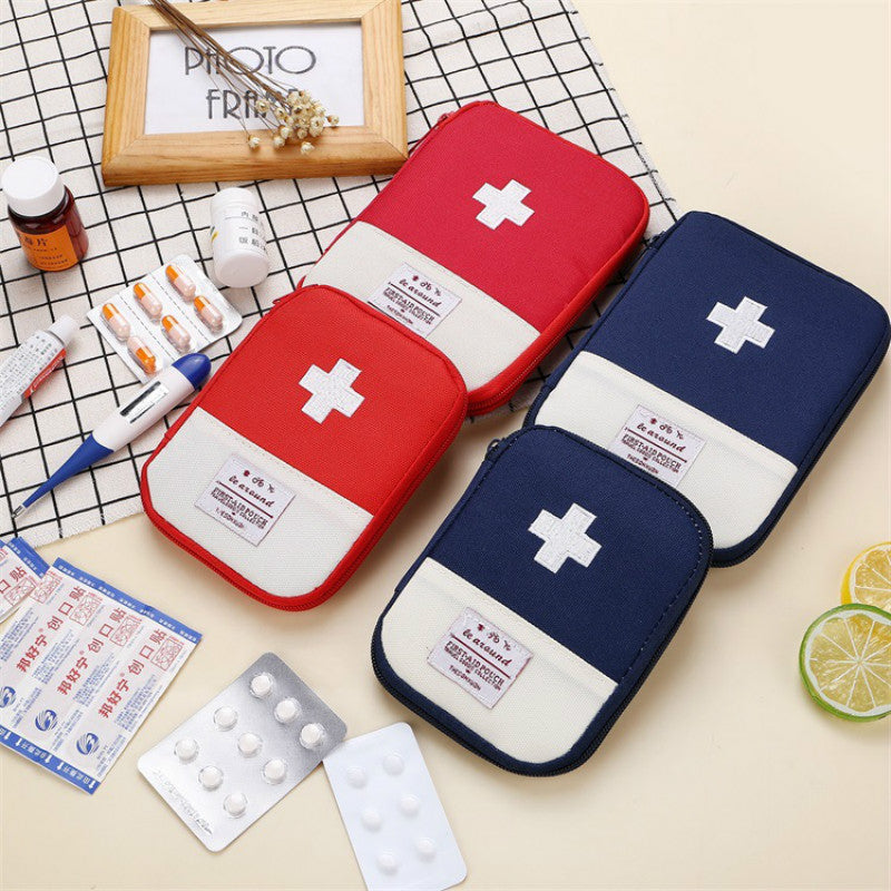 Portable Storage Bag First Aid Emergency Medicine Bag Outdoor Pill Survival Organizer Emergency Kits Package Travel Accessories - foodandtravelers