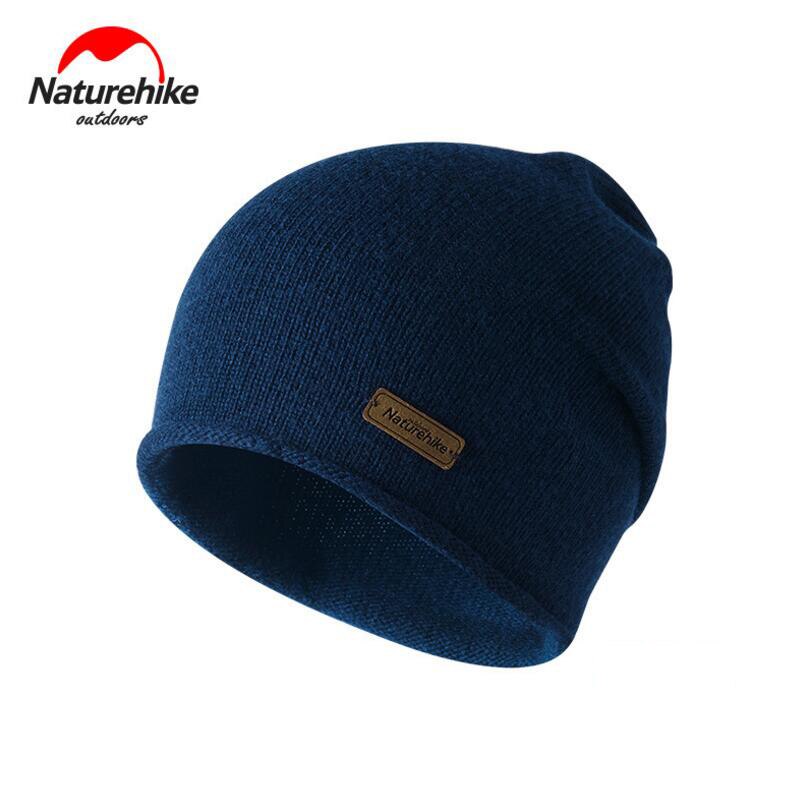 Naturehike Winter Hat Wool Knit Beanies Warm Camping Outdoor Travel Hiking Cap Women's Men's Windproof Hats Sports Winter Caps - foodandtravelers