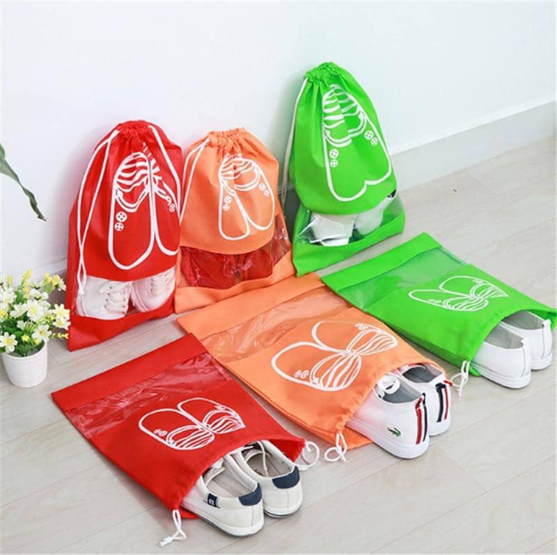 2 Sizes Waterproof Shoes Bags Pouch Women Travel Bag Portable Drawstring Bag Packing Organizer for Men journay Organizador bag - foodandtravelers