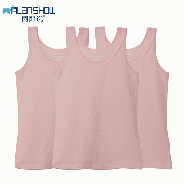 3PC/lot Summer Tank Tops Women Sleeveless Round Neck Loose T Shirt Ladies Vest Singlets Camisole Cotton Slim Ladies Thin Vest - foodandtravelers